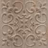 Плитка Керама Марацци Браш Вуд Вставка Коричневый 1 9.9x9.9 см, поверхность матовая, рельефная