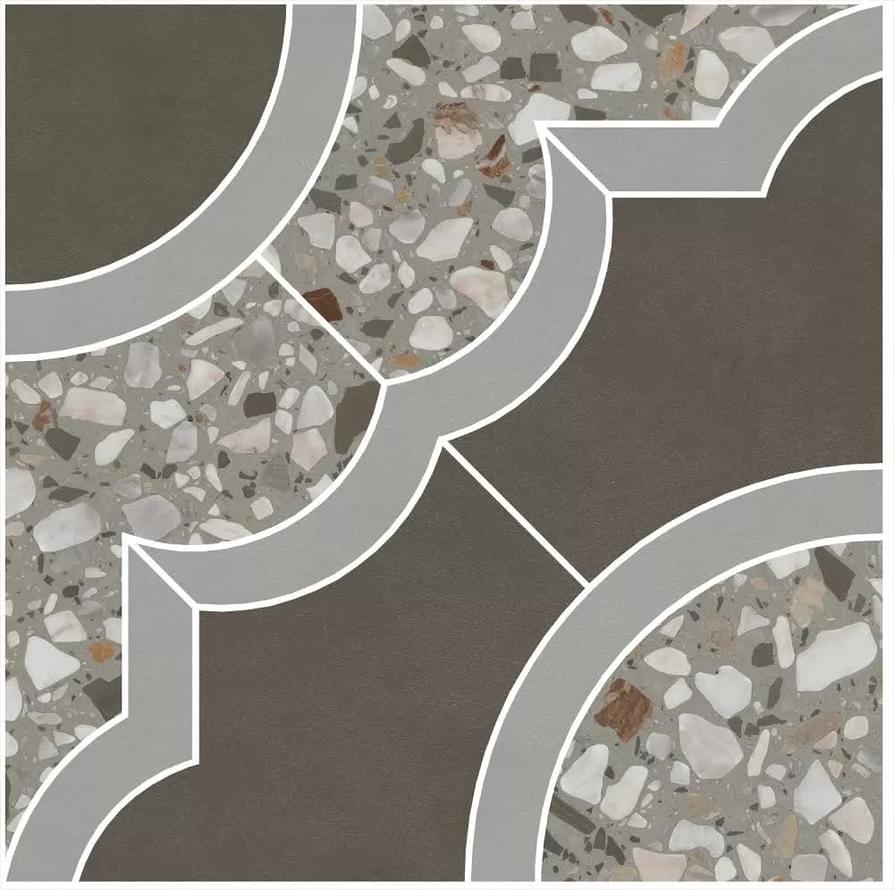 Плитка Керама Марацци Бричиола Декор 1 Наборный 30x30 см, поверхность полированная, рельефная