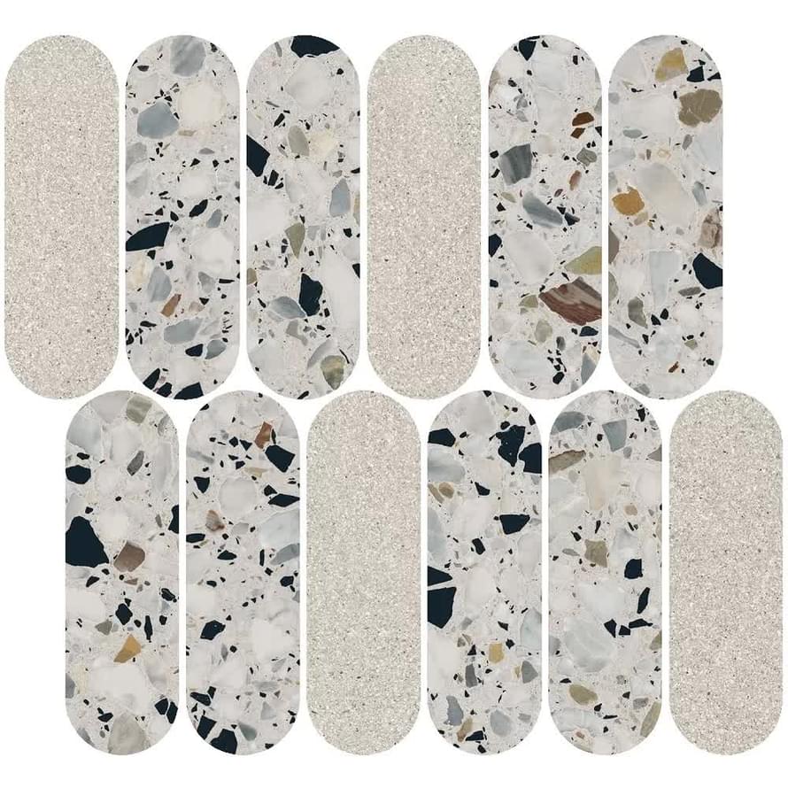 Плитка Керама Марацци Бричиола Декор 1 Наборный 32x30 см, поверхность полированная, рельефная