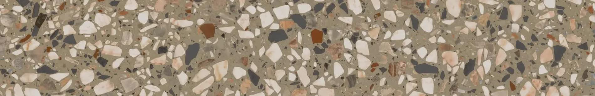 Плитка Керама Марацци Бричиола Подступенок Бежевый Матовый Обрезной 10.7x60 см, поверхность матовая