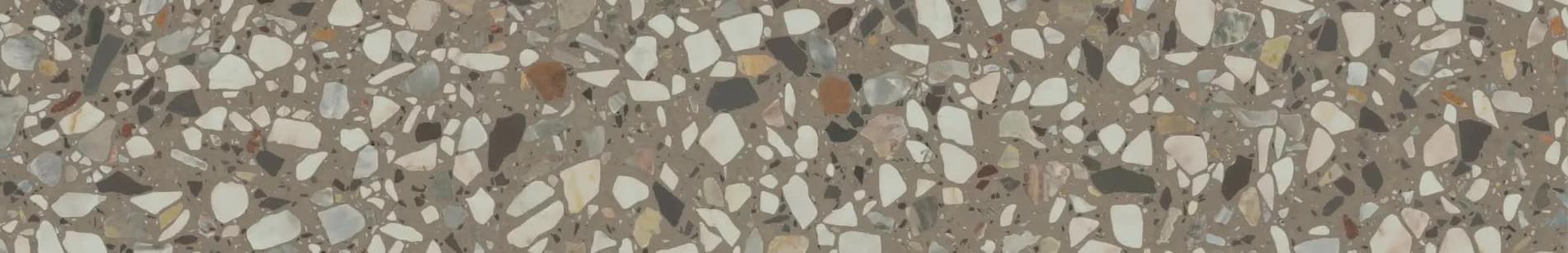 Плитка Керама Марацци Бричиола Подступенок Серый Матовый Обрезной 10.7x60 см, поверхность матовая