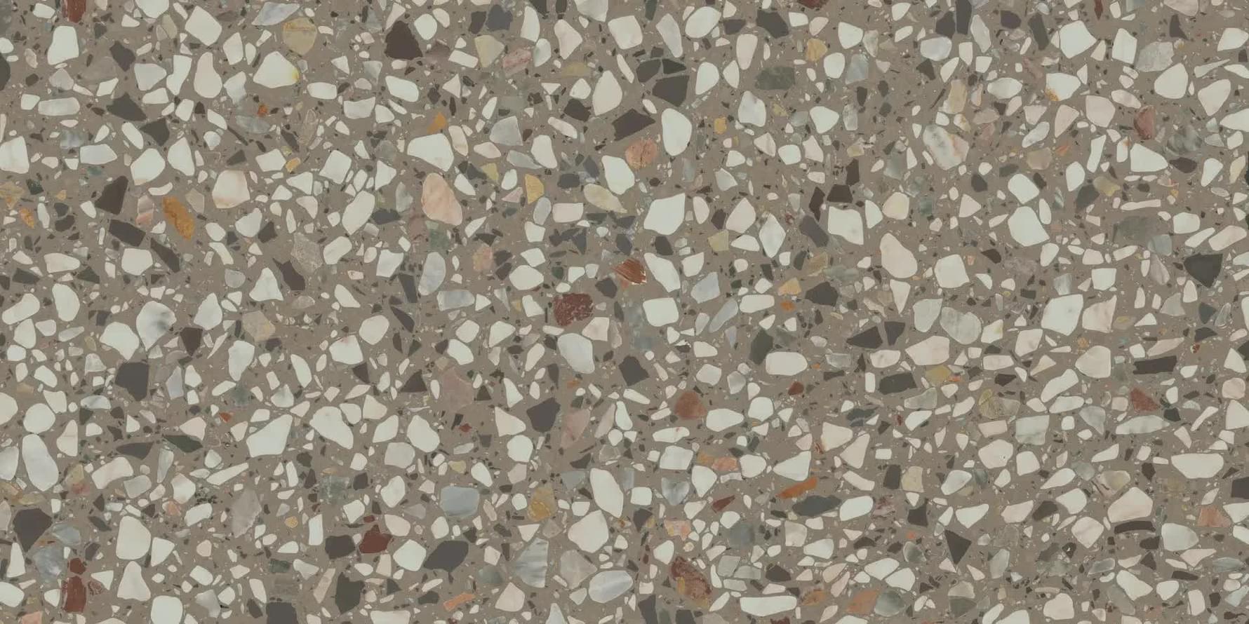 Плитка Керама Марацци Бричиола Ступень Фронтальная Клееная Серый Матовый Обрезной 60x33 см, поверхность матовая