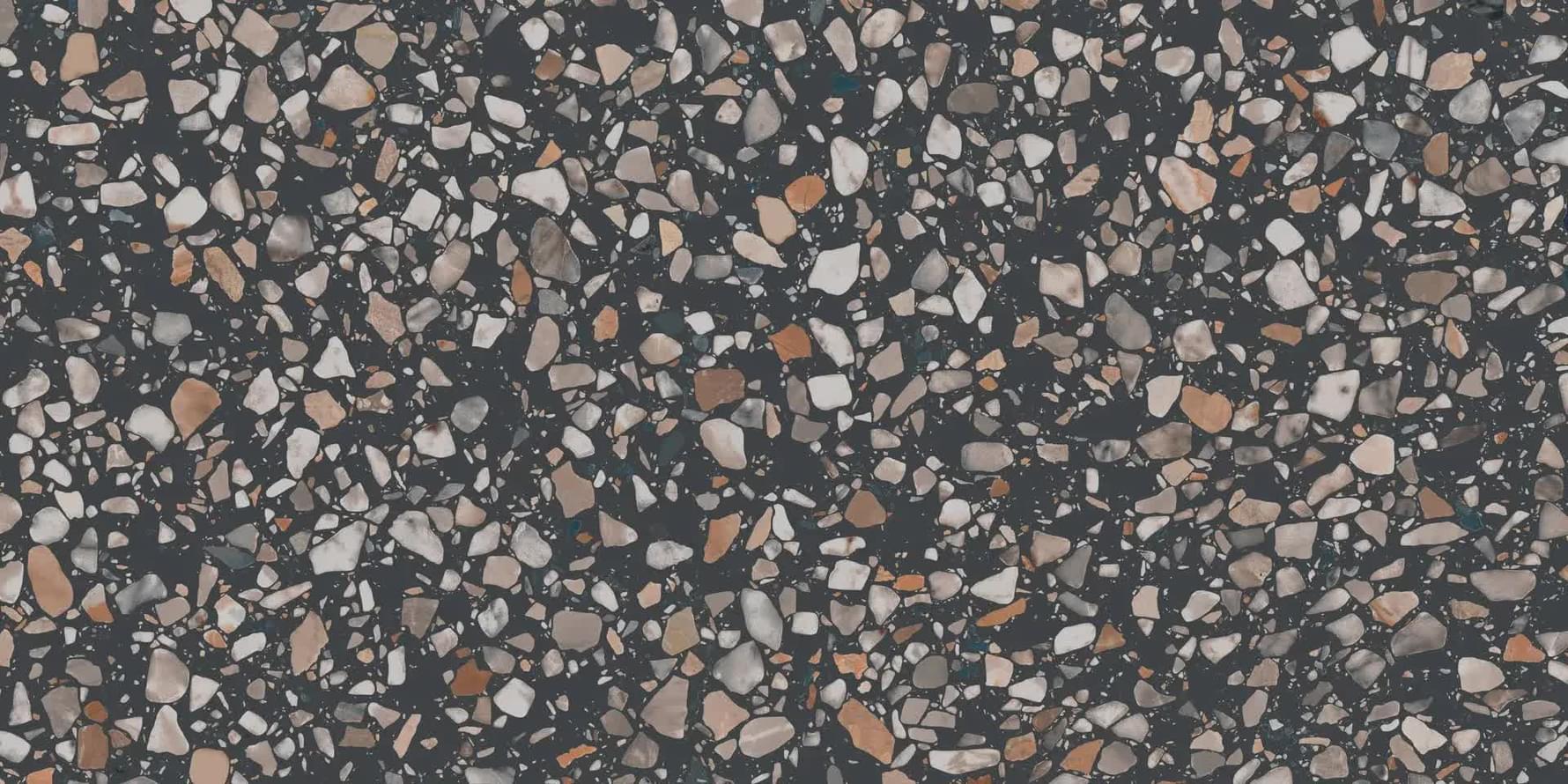 Плитка Керама Марацци Бричиола Ступень Фронтальная Клееная Чёрный Матовый Обрезной 60x33 см, поверхность матовая