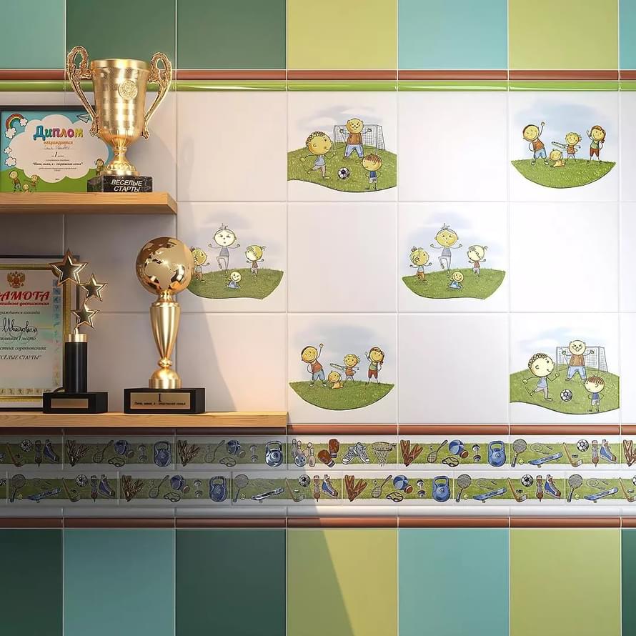 керамика фабрики Керама Марацци коллекция Веселые Старты