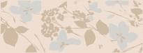 Плитка Керама Марацци Вилланелла Декор Цветы Беж 15x40 см, поверхность глянец