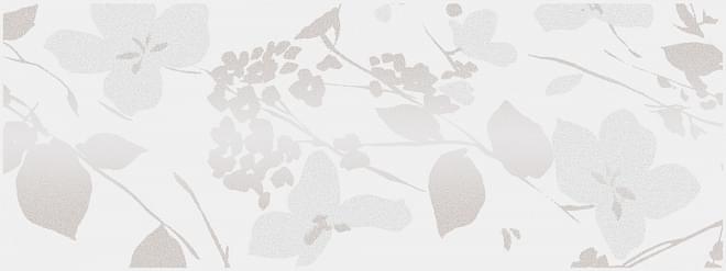 Керама Марацци Вилланелла Декор Цветы Белый 15x40