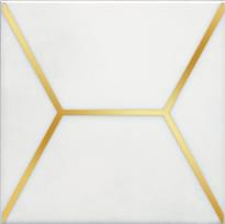 Плитка Керама Марацци Витраж Декор Белый 15x15 см, поверхность глянец
