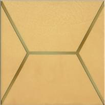 Плитка Керама Марацци Витраж Декор Желтый 15x15 см, поверхность глянец