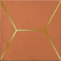 Плитка Керама Марацци Витраж Декор Оранжевый 15x15 см, поверхность глянец
