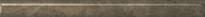 Плитка Керама Марацци Гран Виа Бордюр Коричневый Светлый Обрезной 2.5x30 см, поверхность глянец