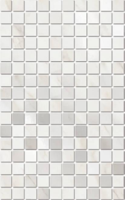 Керама Марацци Гран Пале Декор Белый Мозаичный 25x40