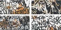 Плитка Керама Марацци Граффити Панно Из 4 Частей 20x39.6 см, поверхность матовая