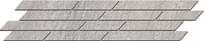 Плитка Керама Марацци Гренель Бордюр Серый Мозаичный 9.8x46.8 см, поверхность матовая