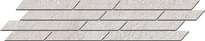 Плитка Керама Марацци Гренель Бордюр Серый Светлый Мозаичный 9.8x46.8 см, поверхность матовая