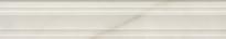 Плитка Керама Марацци Греппи Бордюр Багет Белый 7.3x40 см, поверхность глянец