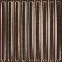 Плитка Керама Марацци Далия Декор Чипсет Красный Тёмный Глянцевый 20x20 см, поверхность глянец, рельефная