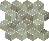 Плитка Керама Марацци Джардини Декор Зеленый Мозаичный 37.5x45 см, поверхность глянец