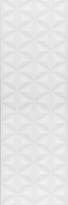 Плитка Керама Марацци Диагональ Белый Структура Обрезной 25x75 см, поверхность матовая