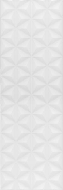 Керама Марацци Диагональ Белый Структура Обрезной 25x75