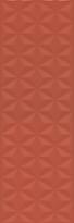 Плитка Керама Марацци Диагональ Красный Структура Обрезной 25x75 см, поверхность матовая