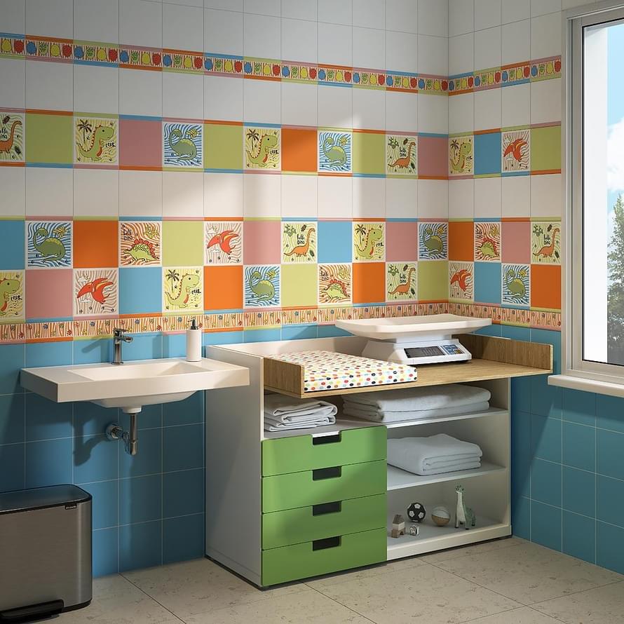 керамика фабрики Керама Марацци коллекция Динозаврики