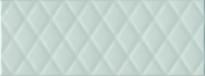Плитка Керама Марацци Зимний Сад Зеленый Светлый Структура 15x40 см, поверхность матовая, рельефная
