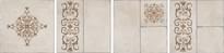 Плитка Керама Марацци Каменный Остров Светлый Декорированный 30x30 см, поверхность матовая