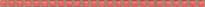Плитка Керама Марацци Карандаш Бисер Красный 0.6x20 см, поверхность глянец, рельефная