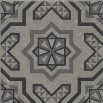 Плитка Керама Марацци Касабланка Декор Серый Матовый 20x20 см, поверхность матовая