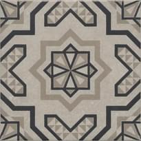 Плитка Керама Марацци Касабланка Декор Серый Светлый Матовый 20x20 см, поверхность матовая