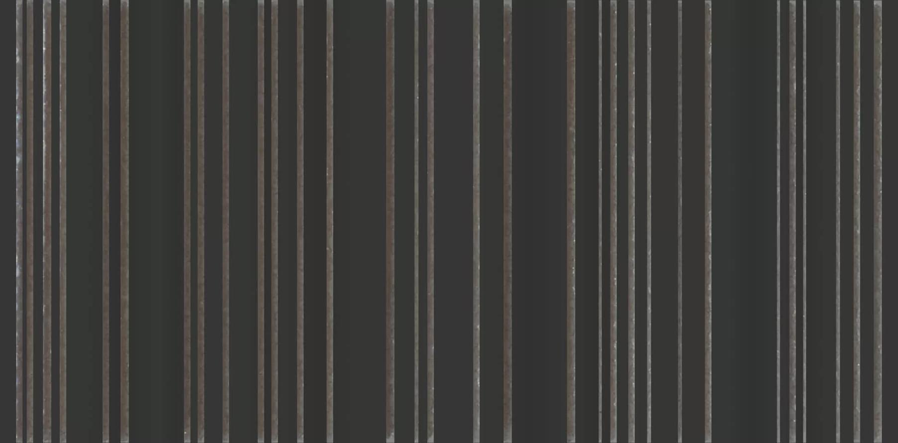 Плитка Керама Марацци Касба Декор Чёрный Структура 7.4x15 см, поверхность матовая, рельефная