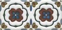 Плитка Керама Марацци Клемансо Декор Орнамент 3 7.4x15 см, поверхность глянец