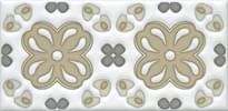 Плитка Керама Марацци Клемансо Декор Орнамент 7 7.4x15 см, поверхность глянец