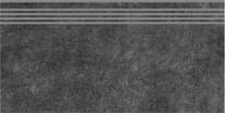 Плитка Керама Марацци Королевская Дорога Ступень Черный Обрезной 30x60 см, поверхность матовая