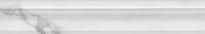 Плитка Керама Марацци Коррер Бордюр Багет Белый Глянцевый Обрезной 5x30 см, поверхность глянец