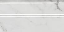 Плитка Керама Марацци Коррер Плинтус Белый Глянцевый Обрезной 15x30 см, поверхность глянец
