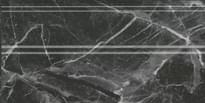 Плитка Керама Марацци Коррер Плинтус Чёрный Глянцевый Обрезной 15x30 см, поверхность глянец