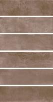 Плитка Керама Марацци Маттоне Коричневый 8.5x28.5 см, поверхность матовая