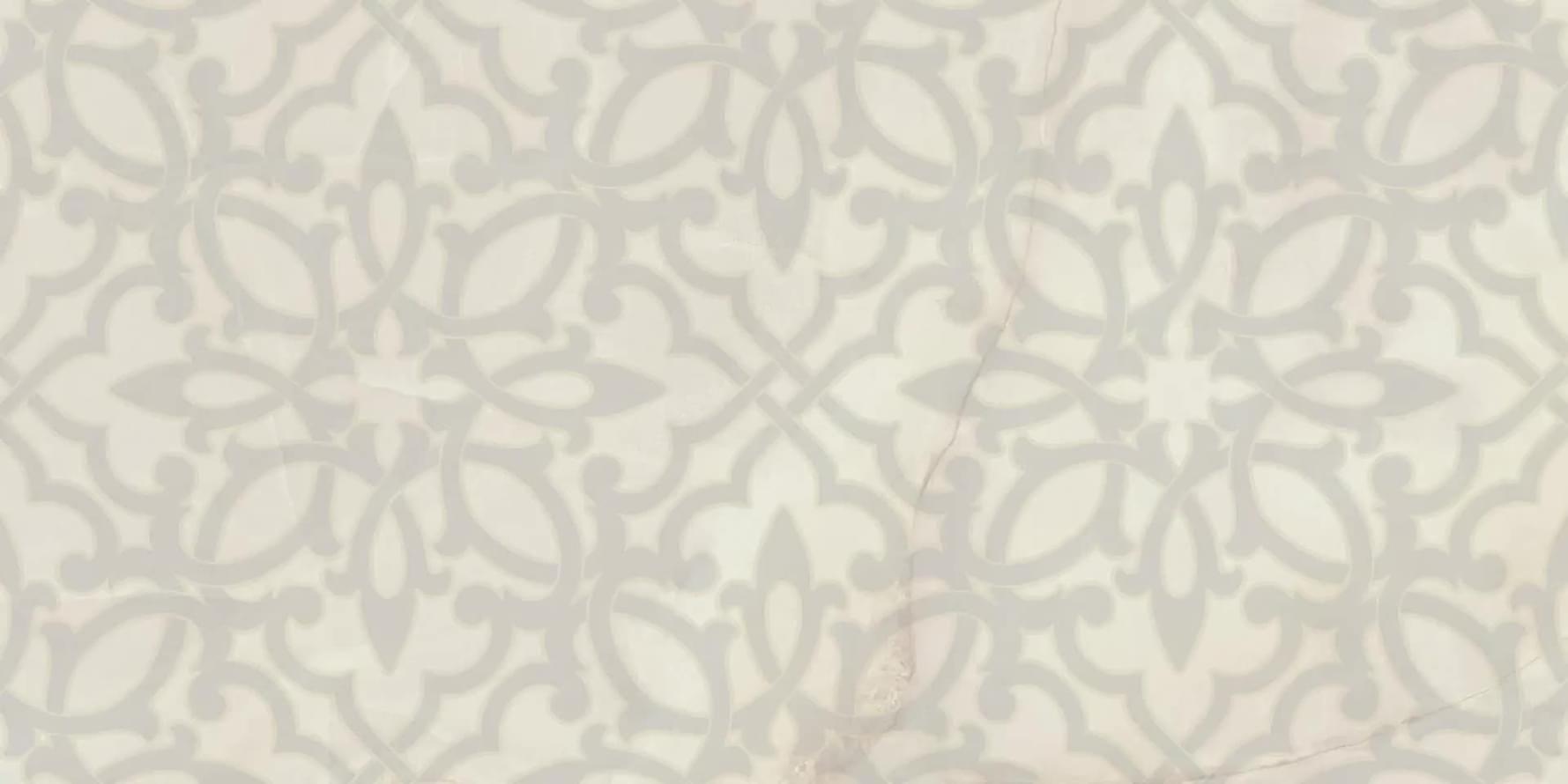 Плитка Керама Марацци Махкама Декор Бежевый Светлый Глянцевый Обрезной 60x30 см, поверхность глянец