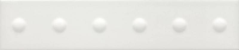 Плитка Керама Марацци Медина 1 Белый Матовый Структура 6x28.5 см, поверхность матовая, рельефная