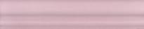 Плитка Керама Марацци Мурано Бордюр Багет Розовый 3x15 см, поверхность глянец