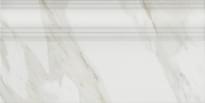 Плитка Керама Марацци Прадо Плинтус Белый Обрезной 20x40 см, поверхность глянец