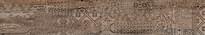 Плитка Керама Марацци Про Вуд Беж Темный Декорированный Обрезной 20x119.5 см, поверхность матовая