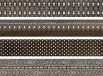 Плитка Керама Марацци Про Вуд Коричневый Декорированный Обрезной 30x179 см, поверхность матовая