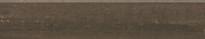 Плитка Керама Марацци Про Дабл Плинтус Коричневый Обрезной 9.5x60 см, поверхность матовая