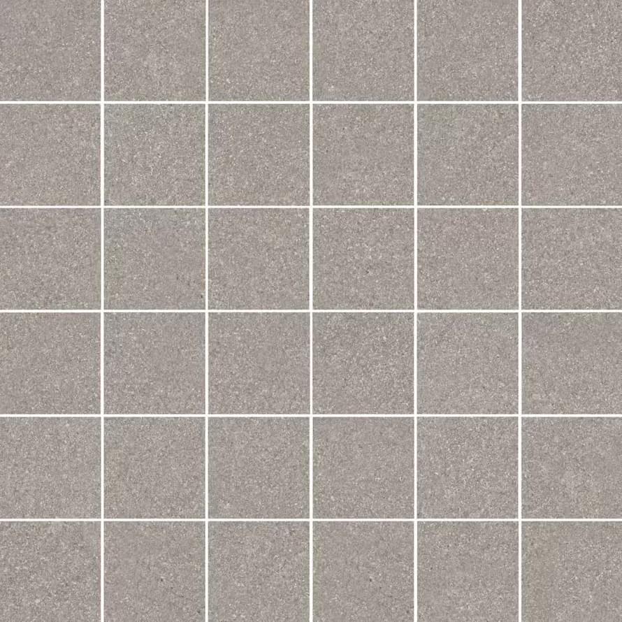 Плитка Керама Марацци Рабат Декор Мозаичный Серый Матовый Обрезной 30x30 см, поверхность матовая