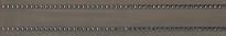Плитка Керама Марацци Раваль Бордюр Коричневый Обрезной 14.5x89.5 см, поверхность матовая