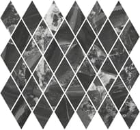 Плитка Керама Марацци Риальто Декор Мозаичный Чёрный Глянцевый 35x37.5 см, поверхность глянец