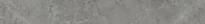 Плитка Керама Марацци Риальто Плинтус Серый Тёмный Матовый Обрезной 9.5x80 см, поверхность матовая