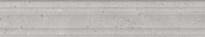 Плитка Керама Марацци Риккарди Бордюр Серый Светлый Матовый Структура Обрезной 7.3x40 см, поверхность матовая